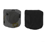 Housse de tuyau d'arrosage 420D étanche pour dévidoir jusqu'à 40 m - Pour housse de protection robuste avec cordon de serrage pour l'hiver et la pluie - 60 x 60 x 45 cm
