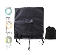 Housse de tuyau imperméable avec pochette de protection Oxford | Enrouleur de tuyau d'arrosage résistant au soleil - Pour jardin, ferme, pelouse, terrasse, balcon, clôture, jardinier en plein air