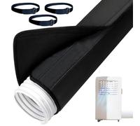 Housse de Tuyau pour Climatiseur Mobile | Manchon Isolant Pour Conduit D'Évacuation | Protecteur de Tube Isolé Souple Adapté Tuyde 15 cm et 12.7 cm de Diamètre