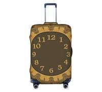 Housse de valise à motifs de roses, style Arts & Crafts ou Mission, protection lavable haut de gamme avec fermeture éclair et boucle sécurisées, convient aux valises de voyage de 45 à 80 cm (taille