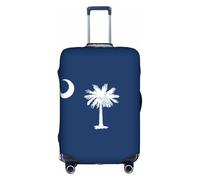 Housse de valise avec drapeau de la Caroline du Sud - Impression tendance - Convient pour les affaires et l'extérieur, blanc, M