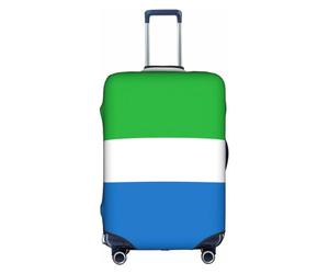 Housse de valise avec drapeau de la Sierra Leone - Impression tendance - Convient pour une utilisation professionnelle et extérieure, blanc, S