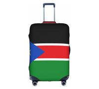 Housse de valise avec drapeau du Soudan du Sud - Impression tendance - Convient pour les affaires et l'extérieur, blanc, S