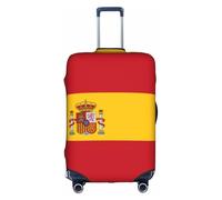 Housse de valise avec drapeau espagnol - Impression tendance - Convient pour les affaires et l'extérieur, blanc, XL