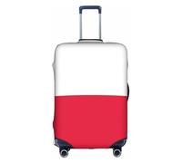 Housse de valise avec drapeau polonais - Impression tendance - Convient pour une utilisation professionnelle et extérieure, blanc, XL