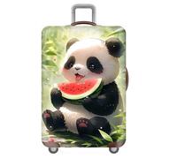Housse De Valise Elastique Housse De Protection pour Bagage,Anti-Rayures Lavable ã Cabine Luggage Valise Cabine Trolley Case Cover,18-32 Luggage Cover,Panda,Animal (Color 5,S(18-21inch))