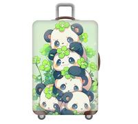 Housse De Valise Elastique Housse De Protection pour Bagage,Anti-Rayures Lavable ã Cabine Luggage Valise Cabine Trolley Case Cover,18-32 Luggage Cover,Panda,Animal (Color 6,M(22-24inch))