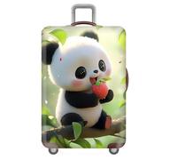 Housse De Valise Elastique Housse De Protection pour Bagage,Anti-Rayures Lavable ã Cabine Luggage Valise Cabine Trolley Case Cover,18-32 Luggage Cover,Panda,Animal (Color 1,XL(29-32inch))