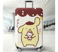 Housse de valise imprimée motif Sanrio, peau de bagage protectrice extensible, protecteur de voyage anti-poussière géométrique élégant pour utilisation par les voyageurs L,M,S,XLPolyester
