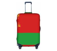 Housse de valise, motif drapeau de la Biélorussie, impression de personnalité tendance, convient pour les affaires et l'extérieur, blanc, S