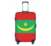 Housse de valise, motif drapeau de la Mauritanie, impression de personnalité tendance, convient pour une utilisation professionnelle et extérieure, blanc, M