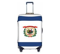Housse de valise, motif drapeau de la Virginie-Occidentale, imprimé tendance, convient pour une utilisation professionnelle et extérieure, blanc, M