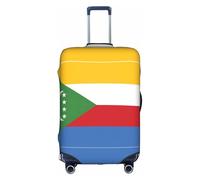 Housse de valise, motif drapeau des Comores, impression de personnalité tendance, convient pour les affaires et l'extérieur, blanc, M