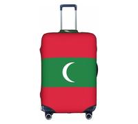 Housse de valise, motif drapeau des Maldives, impression de personnalité tendance, convient pour une utilisation professionnelle et extérieure, blanc, XL