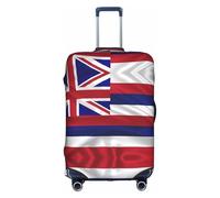 Housse de valise, motif drapeau d'Hawaï américain, impression de personnalité tendance, convient pour une utilisation professionnelle et extérieure, blanc, XL