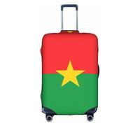 Housse de valise, motif drapeau du Burkina Faso, impression de personnalité tendance, convient pour les affaires et l'extérieur, blanc, S