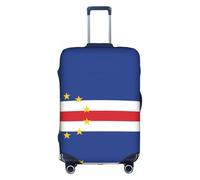 Housse de valise, motif drapeau du Cap-Vert, impression de personnalité tendance, convient pour une utilisation professionnelle et extérieure, blanc, XL