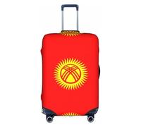 Housse de valise, motif drapeau du Kirghizistan, impression de personnalité tendance, convient pour une utilisation professionnelle et extérieure, blanc, XL