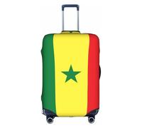 Housse de valise, motif drapeau du Sénégal, impression de personnalité tendance, convient pour une utilisation professionnelle et extérieure, blanc, XL
