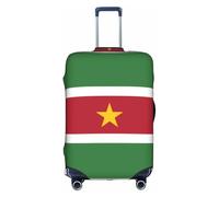 Housse de valise, motif drapeau du Suriname, impression de personnalité tendance, convient pour une utilisation professionnelle et extérieure, blanc, S