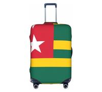 Housse de valise, motif drapeau du Togo, impression de personnalité tendance, convient pour une utilisation professionnelle et extérieure, blanc, L