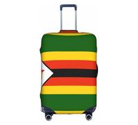 Housse de valise, motif drapeau du Zimbabwe, impression de personnalité tendance, convient pour une utilisation professionnelle et extérieure, blanc, XL