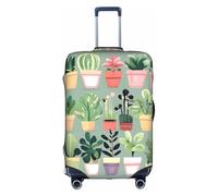 Housse de valise pour bonsaï avec impression de personnalité tendance, convient pour une utilisation professionnelle et extérieure, blanc, L