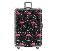 Housse de Valise Protection Elastique, Treer Housse de Bagages en Polyester Voyager Luggage Trolley Case Cover Imperméable Anti-Rayures avec Fermeture éclair (Espace Triangulaire,L(26-28in))