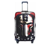 Housse de valise, protection tendance pour bagages de 45,7 à 81,3 cm, housses de valises lavables, motif drapeau américain spartiate