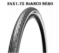 Housse de vélo 24 x 1,75 Pays-Bas Graziella blanc noir pneus de promenade