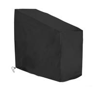 Housse de vélo d'appartement résistante à l'eau en tissu Oxford résistant avec cordon de serrage inférieur réglable (123 x 58 x 113/142 cm)