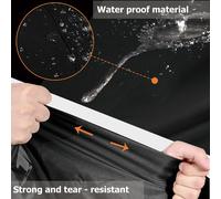 Housse De Vélo,Housse De Vélo En Nylon 210t Pour 1-2 Vélos, Protection Uv Housse De Pluie Anti-Poussière Avec Trou De Serrure Pour Les Vélos De Montagne Électriques, Xl