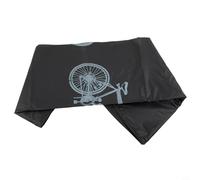 Housse de vélo imperméable avec protection contre la poussière et la pluie pour l'extérieur, convient pour VTT, moto et véhicule électrique, housse en polyester 200 x 100 cm (noir)
