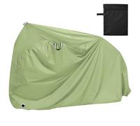 Housse de vélo imperméable en herbe douce avec trous de verrouillage pour intérieur et extérieur - Convient à la plupart des accessoires de vélo de montagne
