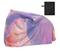 Housse de vélo imperméable en marbre avec trous de verrouillage, anti-poussière, pluie, neige, UV, convient à la plupart des vélos de route imperméables