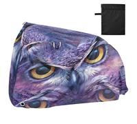 Housse de vélo imperméable pour cyclomoteur, cyclomoteur, protection solaire résistante au vent pour VTT, vélo de route, motif visage de hibou