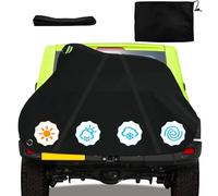 Housse de vélo pour 2 vélos, imperméable et passants de sécurité réfléchissants avec trous de serrure, tissu Oxford 600D, revêtement en polyuréthane pour le stockage de voyage