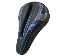 Housse de vélo pour Orbea Orca M21eLTD PWR 2023-2026, Universelle Imperméable Housse de Selle de Vélo en Gel Ultra Confortable,B/Black Blue