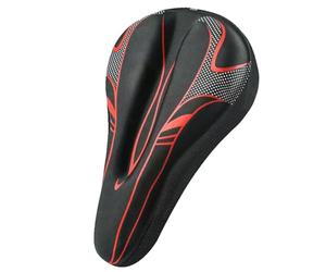 Housse de vélo pour Pinarello Paris Disk 2018-2021, Universelle Imperméable Housse de Selle de Vélo en Gel Ultra Confortable,C/Black Red