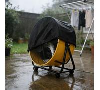 Housse de ventilateur anti-poussière en tissu Oxford imperméable avec cordon de serrage réglable pour intérieur et extérieur 420D 59,7 x 74 x 20 cm