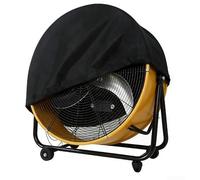 Housse de ventilateur fabriquée à partir de tissu Oxford avec finition en PVC imperméable et cordon de serrage pour une protection contre les souffleurs toutes saisons (210D)