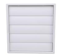 Housse de ventilation en ABS résistant aux intempéries - Design à persiennes carrées - Haute efficacité - Convient pour la défense des années