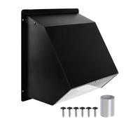 Housse de ventilation pour sèche-linge - Grilles de ventilation métalliques | Fournitures d'amélioration de la maison pour mur, plafond, garage, porte