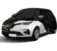 Housse De Voiture Adaptée Pour Renault Zoe 2012-2024, Housse De Garage Complète Noire Étanche Avec Porte Zippée Pour Neige, Pluie, Protection Tous Temps[Car4213117]