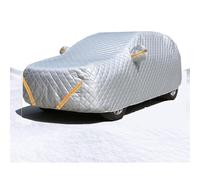 Housse De Voiture Anti-Neige Hiver pour Genesis G80 Long Axis 2024-2025, 5 Couches D'épaississement Exterieur Bâche Voiture Étanche Résistant Froid Gel Vent Couverture(White)
