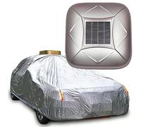 Housse De Voiture Automatique à Recharge Solaire, Parasol De Voiture Rétractable Avec Alarme Antivol, Auvent De Voiture Imperméable Toutes Saisons Avec Télécommande Pour Berline Et SUV Silver-3XL+