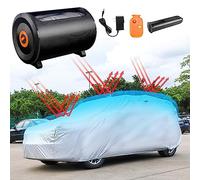 Housse de voiture avec télécommande, design rétractable automatique, éjecter et rétracter une touche, 120 utilisations sur une seule charge, coupe-vent, anti-neige, protection UV