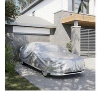 vidaXL Housse de voiture berline XL PEVA – sangles à boucle complète, hiver, antigel