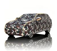 Housse de Voiture berline pour Honda Clarity 2018-2022 | 4915 x1848 x1475 mm, Imperméable Neige Anti-UV Coupe-Vent Bâche Complète Bandes réfléchissantes Vertes Extérieur Sécurité Protection