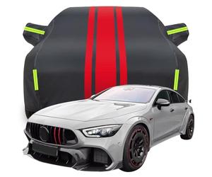 Housse de Voiture complète for Brabus GT 900 Rocket, Housses imperméables for l'extérieur, Coupe-Vent, Anti-UV, Protection extérieure Contre Tous Les Temps, A-Noir-Rouge(A-Black-Red)